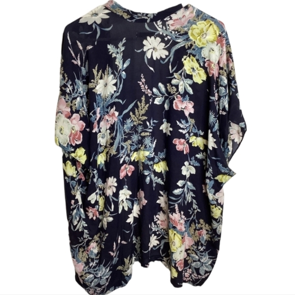 Loft Floral Duster Kimono Sz M/L - Picture 2 of 2